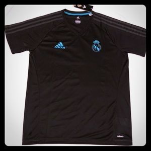 adidas Real Madrid FC Training Black Jersey Men L